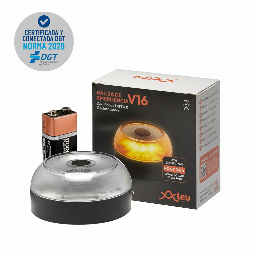 Baliza V16 Conectada y Homologada DGT ALEU